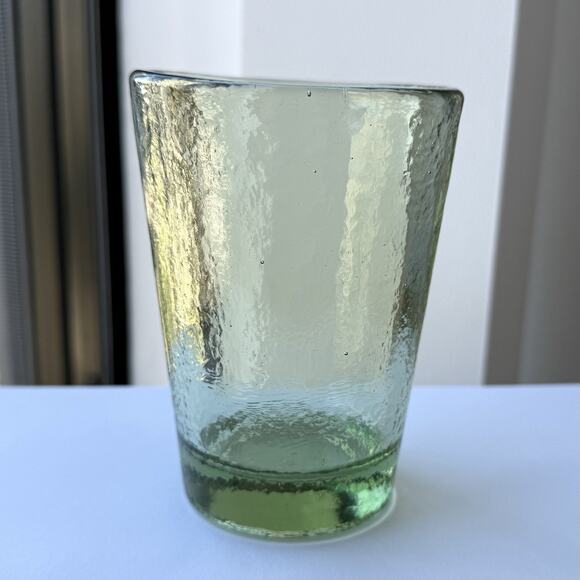 Fire and Light Recycled Glass 12oz Tumbler Olive Green - 4 3/4” - Picture 2 of 5